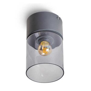 ETH Plafondlamp Sledge – Smoke Glass