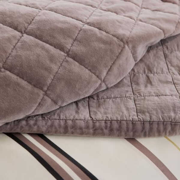 Essenza Plaid Julia 150x200cm – Mauve - Afbeelding 3
