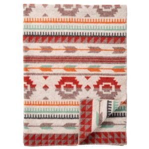 Klippan grote wollen deken Arrow – Multi (130 x 180 cm)