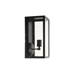Wandlamp Lantaarn CORDELIA 18x16x36,5cm – Zwart OP=OP