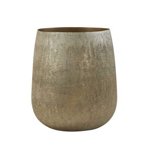 Pot GENOLI Ø39x42cm Metaal – Goud
