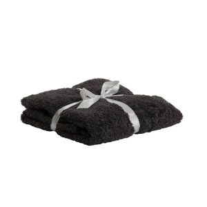 Plaid BODI 152x127cm – Donkergrijs