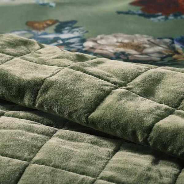 Essenza Plaid Julia 150x200cm – Forest Green - Afbeelding 3