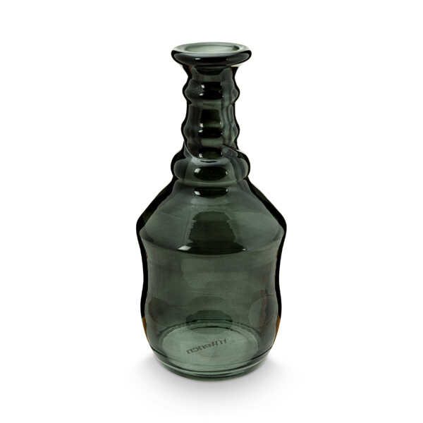 vtwonen Vaas Bottle 23cm Glas – Zwart - Afbeelding 2