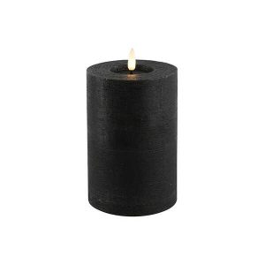Stompkaars Lyon Ø10x15cm LED – Zwart