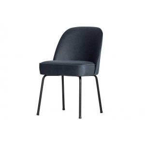 BePureHome Eetkamerstoel Vogue Fluweel – Teal – 2 Stuks