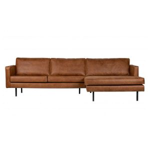 BePureHome Rodeo Bank met chaise longue Rechts – Recycle Leder (diverse kleuren)