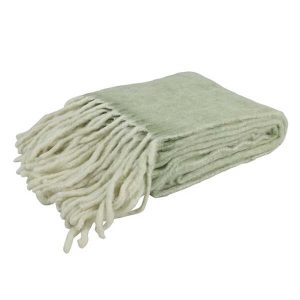 Plaid Britta 170x125cm – Lichtgroen – OP=OP