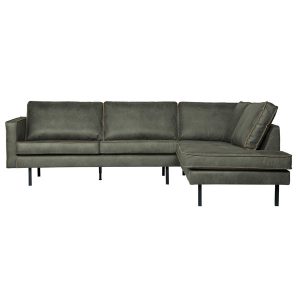 BePureHome Rodeo Hoekbank Rechts – Recycle Leder (diverse kleuren)