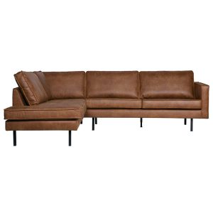 BePureHome Rodeo Hoekbank Links – Recycle Leder (diverse kleuren)