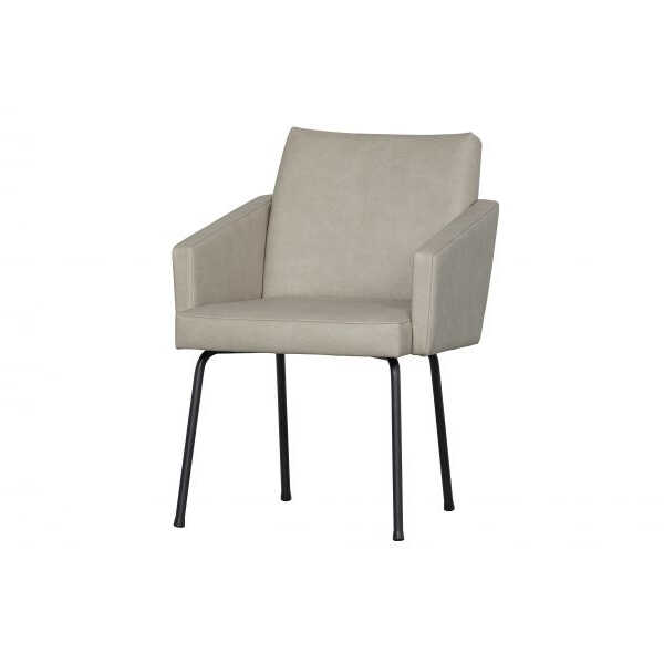 BePureHome Eetkamerstoel Mount Leerlook – Naturel - Afbeelding 2
