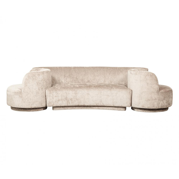 BePureHome Combi Popular Bankje en Fauteuils – Naturel - Afbeelding 3