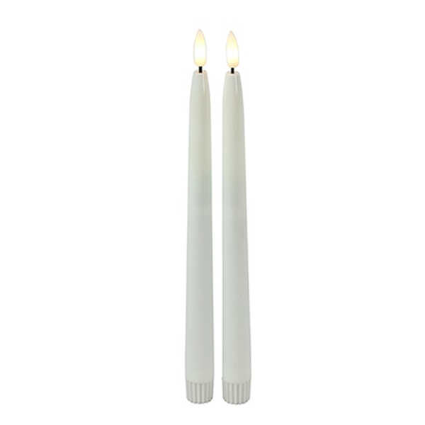 Dinerkaars Élégance set/2 28cm LED – Wit