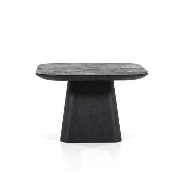 Bijzettafel Aron Vierkant 60x60cm – Zwart - Afbeelding 2