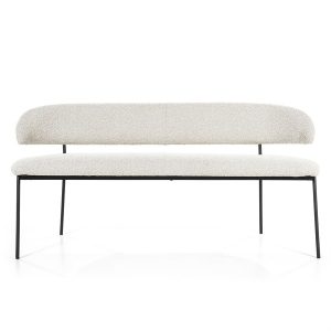 Eetkamerbank Luka beige Copenhagen | Beige