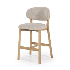 Barstoel Mikky naturel Moon | Taupe