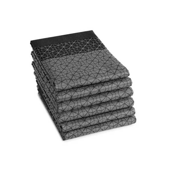 DDDDD Theedoek Chrystal 60x65cm – Black