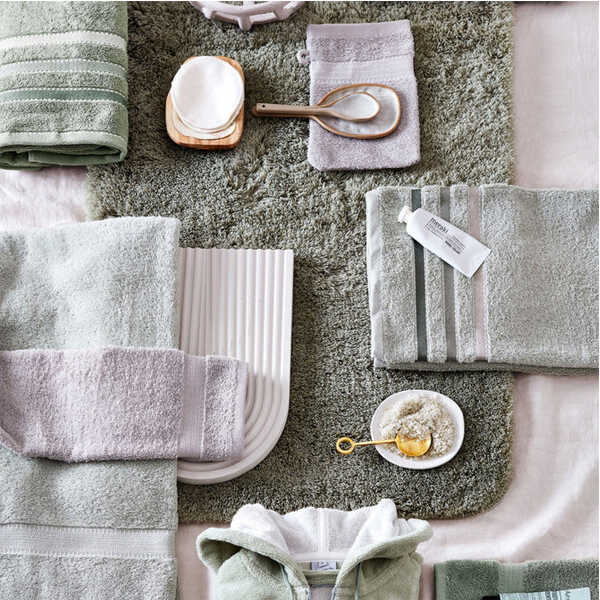 Vandyck PRESTIGE PLAIN Handdoek (60X110cm) – Pale Olive - Afbeelding 3
