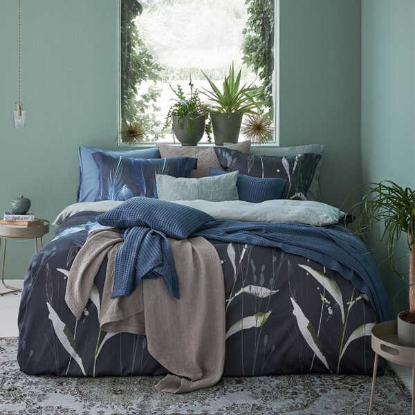 Vandyck Sprei Pique Wafel – Nightblue (diverse maten) - Afbeelding 3
