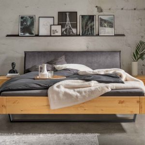 Massief houten bed Bjorn