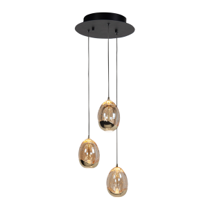Hanglamp Egg – 3 Lichts  – Goud