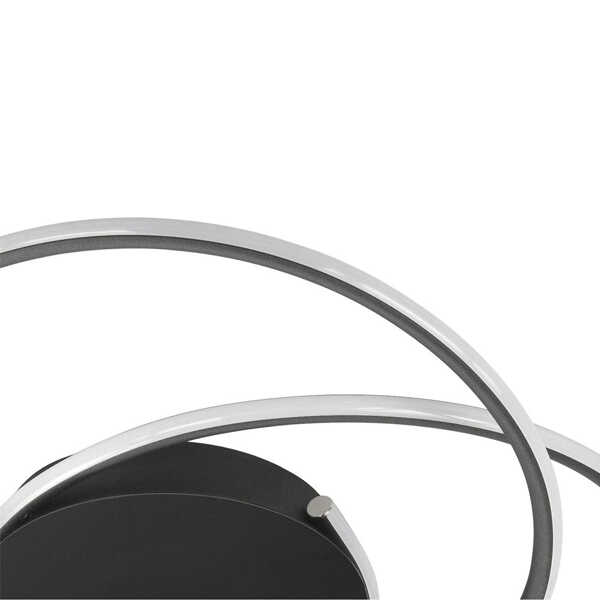 Plafondlamp Reverso 46cm – Mat Zwart - Afbeelding 3
