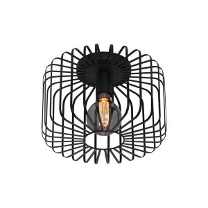 Plafondlamp Stecca 33cm – Zwart OP=OP