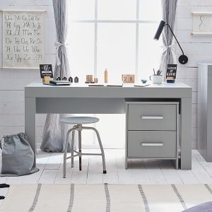 Pinio Calmo bureau inclusief ladenkastje – Grijs