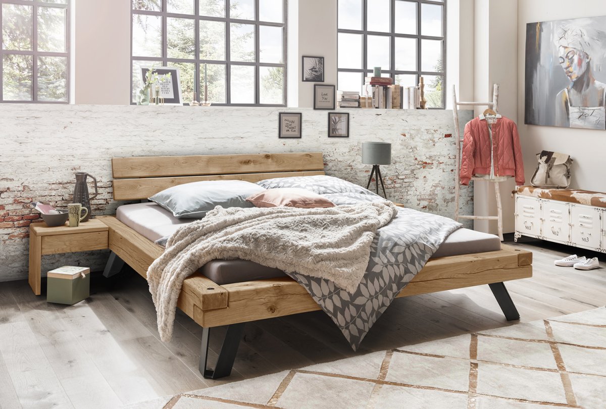 Massief houten bed Ryan - Afbeelding 2