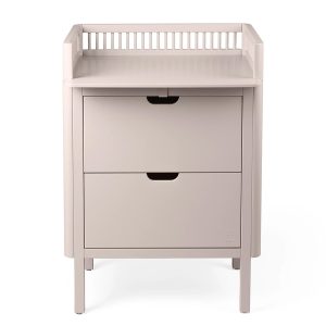 Sebra commode met laden en afneembaar verschoonblad – Birchbark Rose