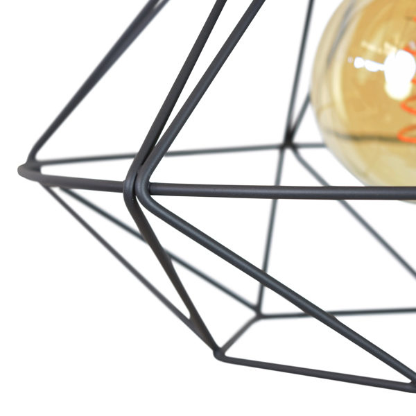 Plafondlamp Wire Large 33×20 vintage black - Afbeelding 3